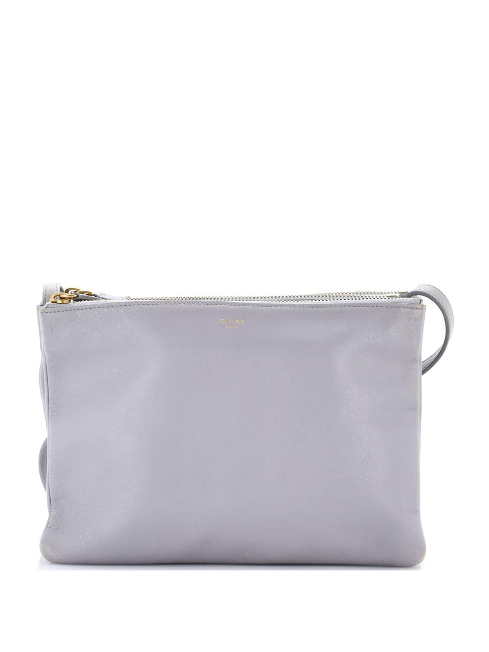 Celine Trio Crossbody Bag Leather Large #242127C68B